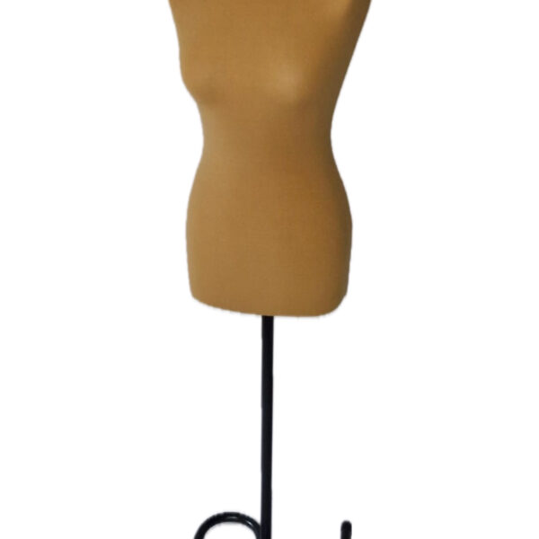 Manekin damski biały - rozm. 36/38 - noga typu "ślimak" czarna. (Kopia)