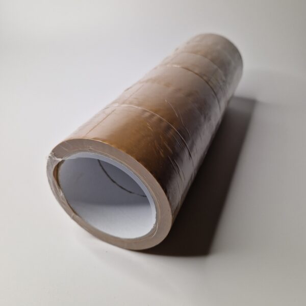 Taśma klejąca brązowa komplet - 6 szt. tuba