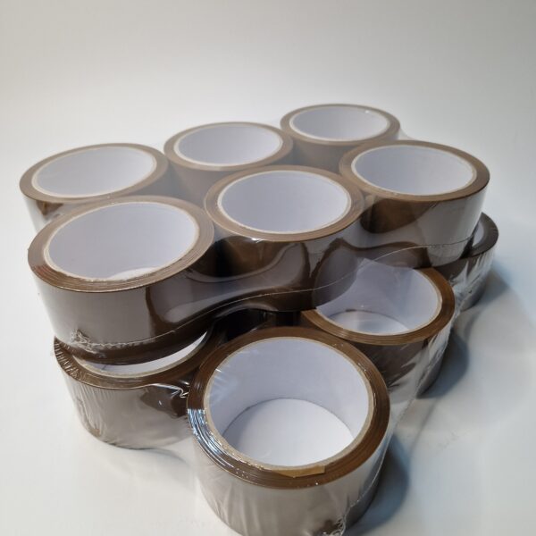 Taśma klejąca brązowa komplet - 6 szt.