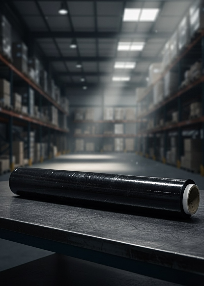 Folia Stretch - kolor czarny - 1,5 kg.