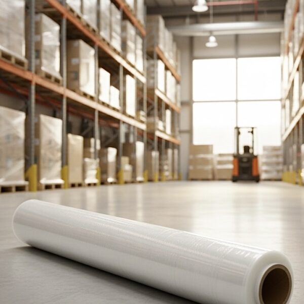 Folia Stretch transparentna  - 1,5 kg.