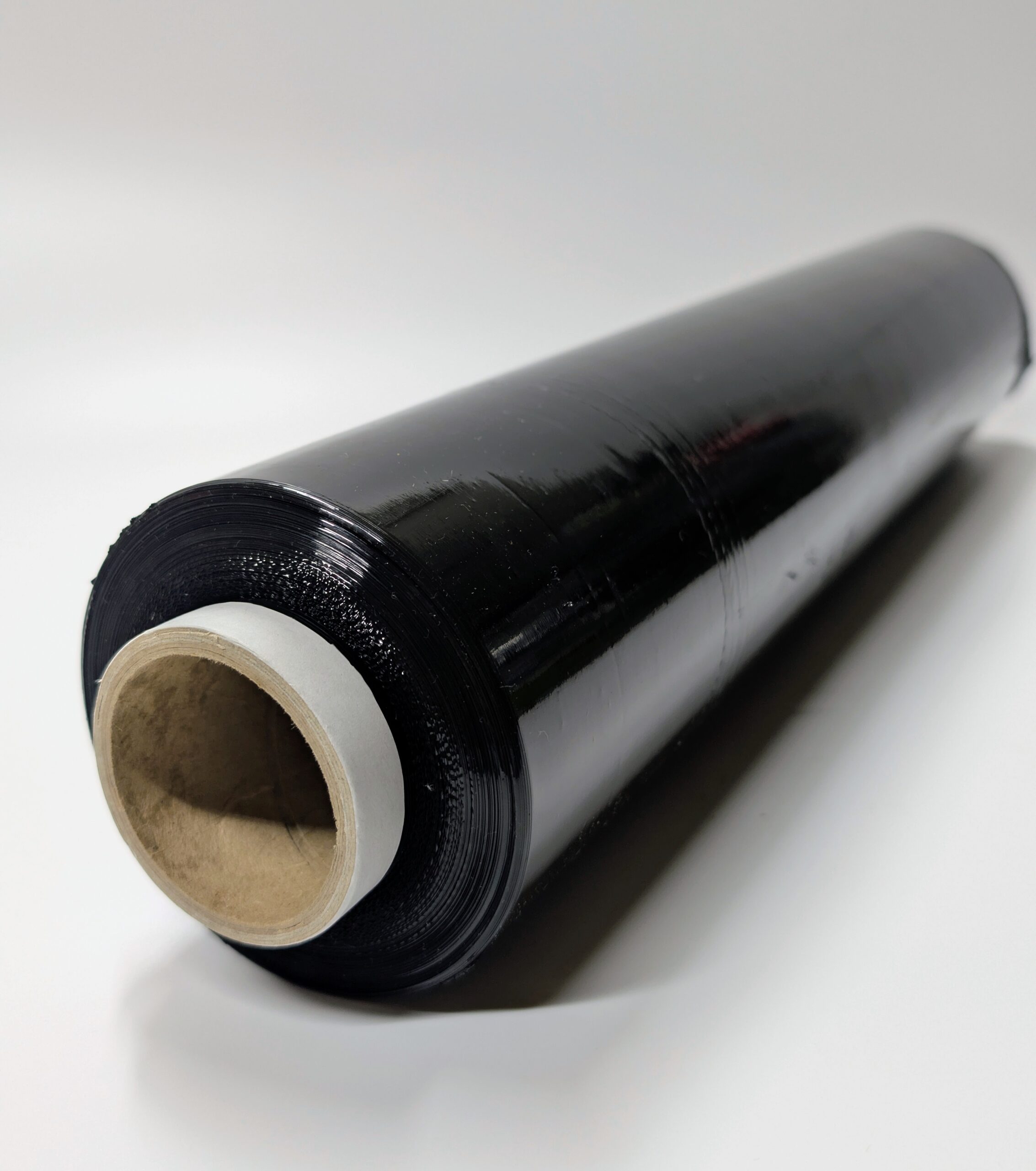Folia stretch czarna - mega duża rolka - 3 kg. - obrazek 2