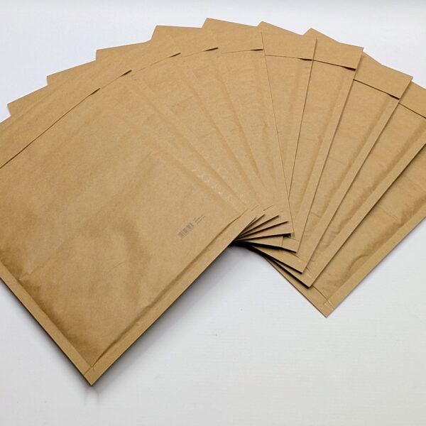 Duże koperty bąbelkowe 250x350 mm. brązowe - 20 szt.