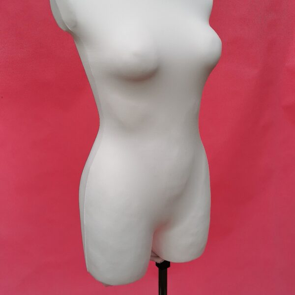Manekin damski długi kremowy - rozm. 38/40 - noga składana.
